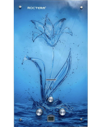 Газовая колонка Rocterm ВПГ-10 АЕ(004) с рисунком Blue flower